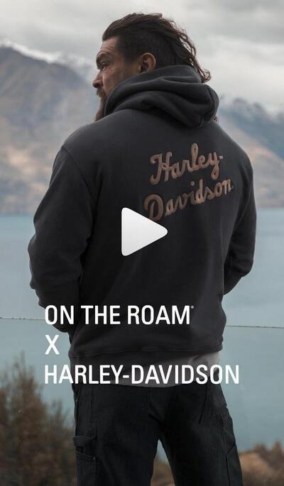 Nuovi capi si aggiungono alla &ldquo;On The Roam&rdquo; di Jason Momoa e Harley-Davidson [VIDEO]