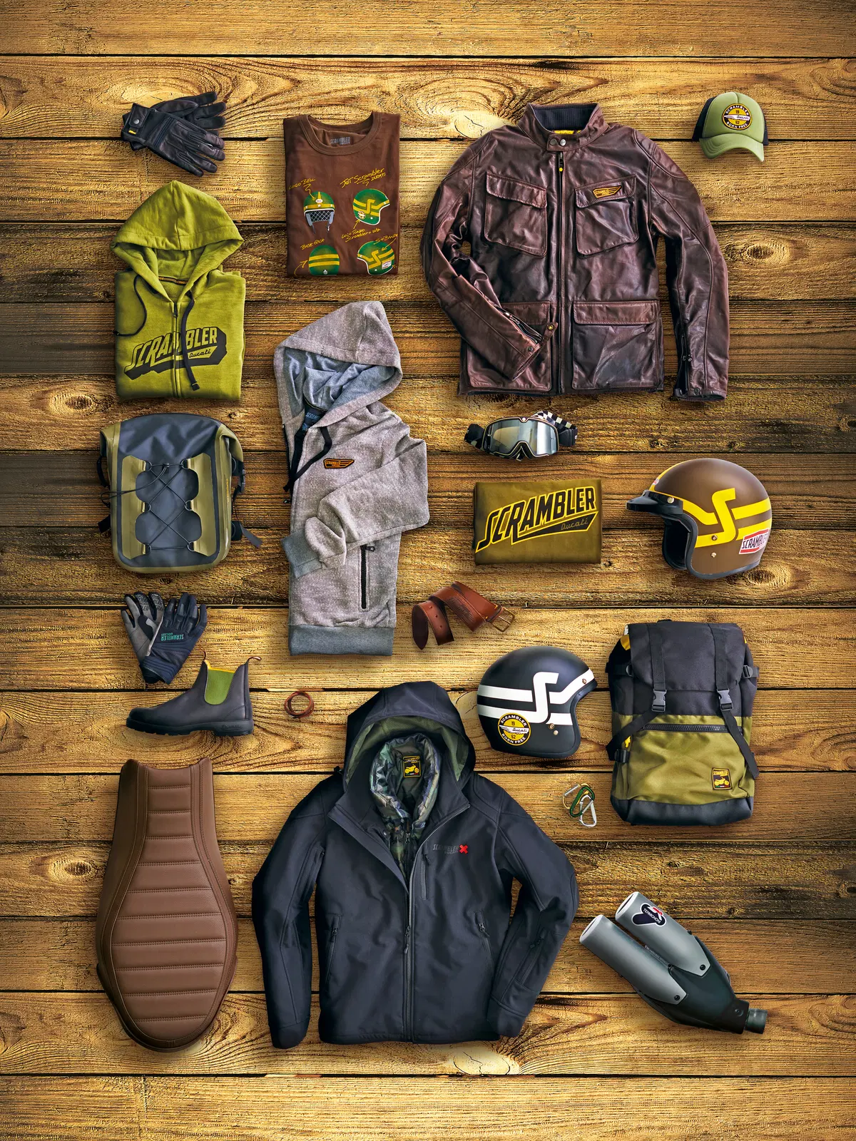 Scrambler: tutto l'abbigliamento e gli accessori