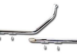 Marmitte Paughco drag pipe Slash cut staggered cro