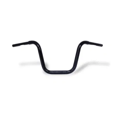 Manubrio da 1-1/4" alto 12" nero replica Dyna Wide 