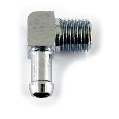 Raccordo 1/4" a 90 gradi per tubo da 5/16" ( 8mm i 