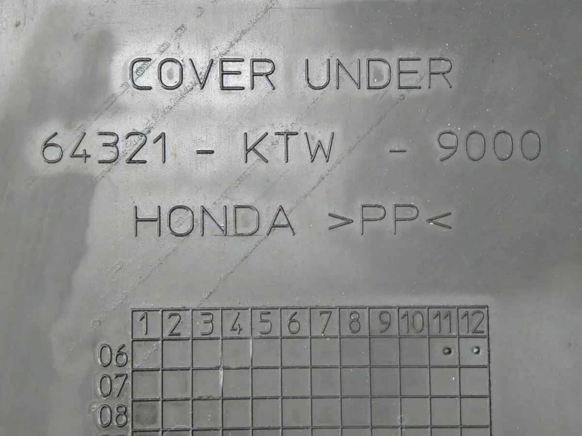 Carena sottopedana scocca (cover under) Honda SH 3 (6)