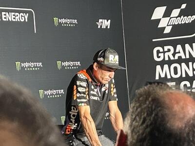 MotoGP 2024. GP di Catalogna. Un emozionatissimo Aleix Espargaro ha annunciato il ritiro