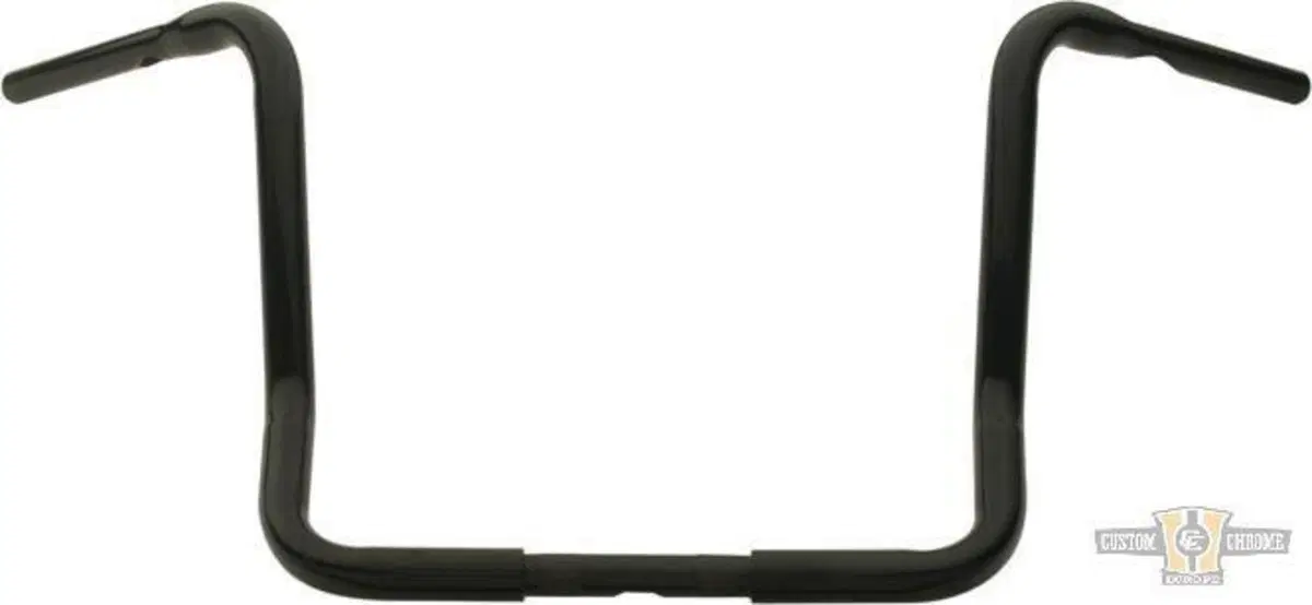 Manubrio Ape Hanger 1-1/4" alto 14" FLHT nero Dres Santee
