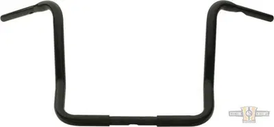 Manubrio Ape Hanger 1-1/4" alto 14" FLHT nero Dres Santee