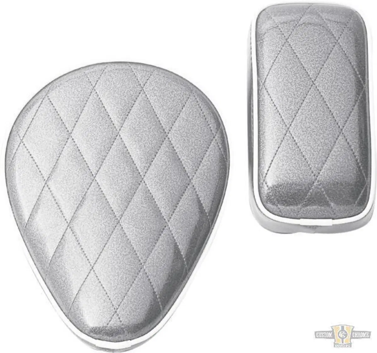 Mono sella argento metal flake Le Pera Spring