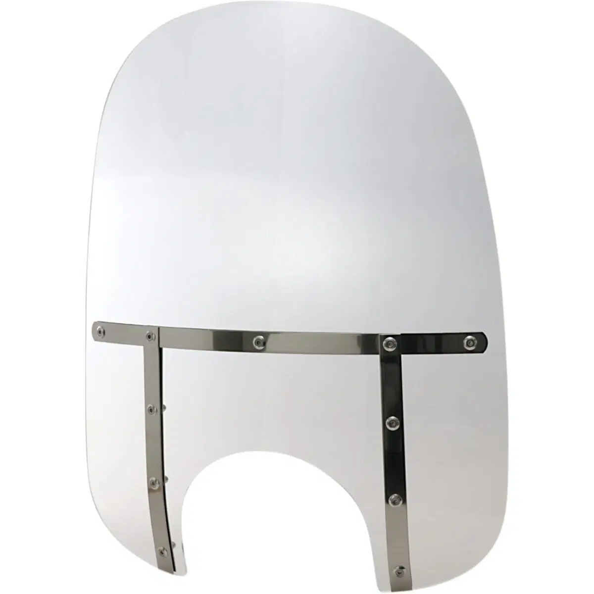 Parabrezza Memphis Fats alto 53 cm trasparente per 