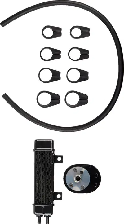 Radiatore olio Jagg Simline nero verticale 6 file 