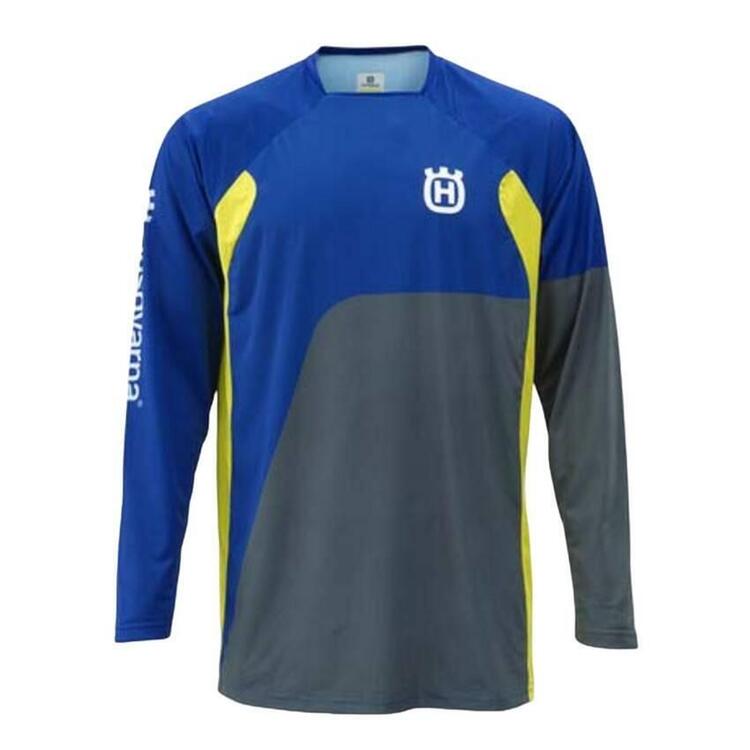 Maglia Husqvarna Authentic Jersey Blu