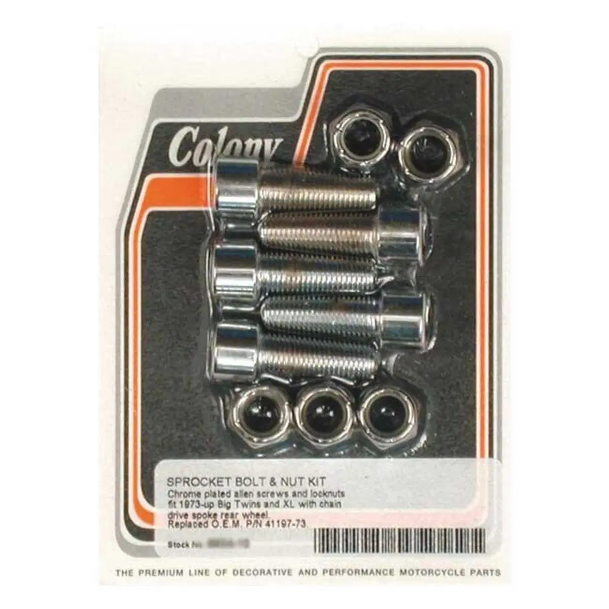 Viti brugola inox lucide e dadi per corona Per FL, 