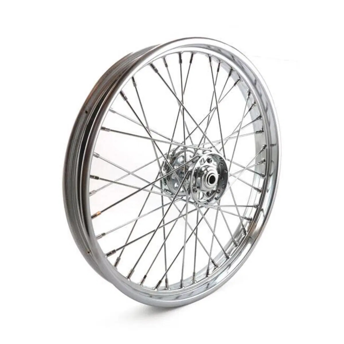 Ruota anteriore a 40 raggi cromata 21x2,15 Per FL 