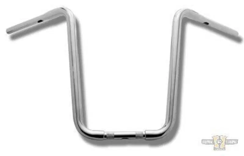 Manubrio Ape Hanger 1-1/4" alto 17" Cromato senza Santee