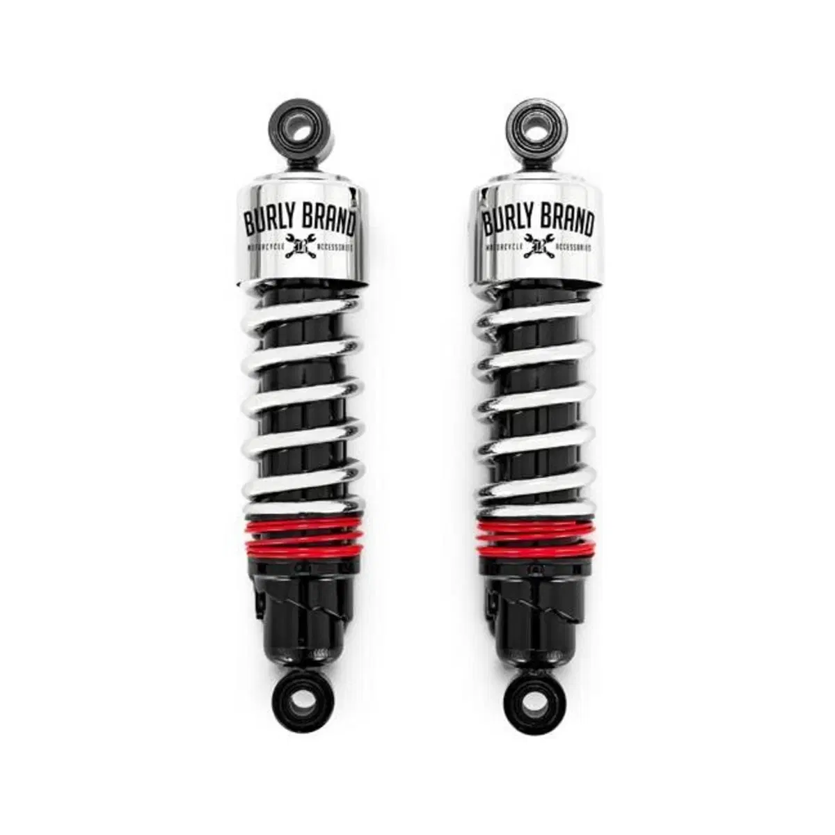 Ammortizzatori 11,5" cromati Burly Slammer Plus pe 