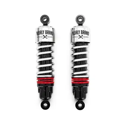 Ammortizzatori 11,5" cromati Burly Slammer Plus pe 