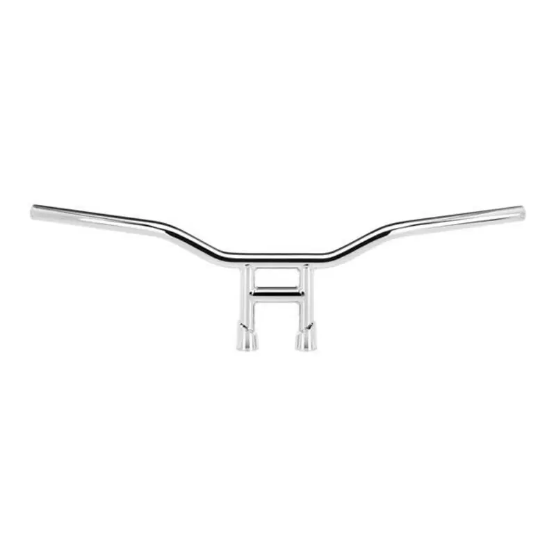 Manubrio Tyson 1'' alto 8'', Largo 76cm, Cromo, co BiltWell