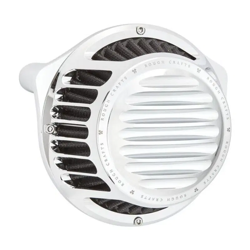 Filtro dell'aria Rough Crafts Round cromato per Dy