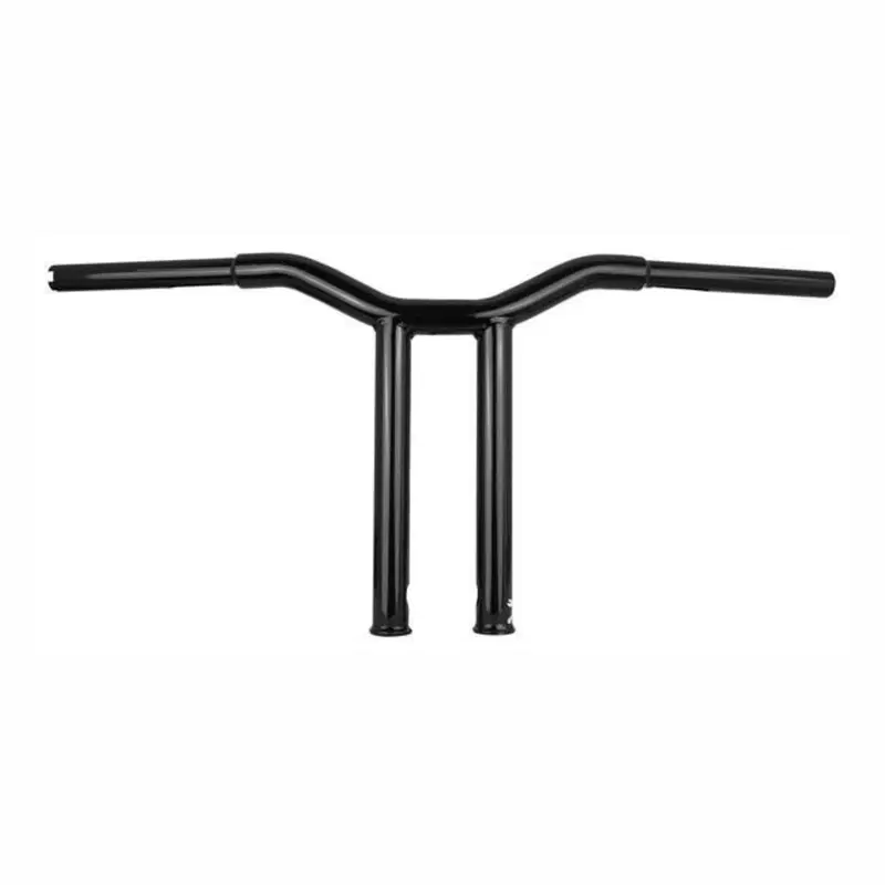 Manubrio Burly T-bar Dominator Straight nero opaco 