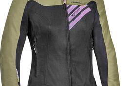 Giacca moto donna estiva Ixon ORION LADY nero verd