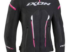 Giacca moto donna estiva Ixon STRIKER AIR Nero Bia