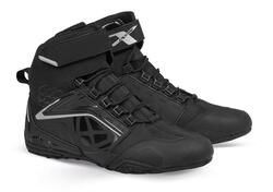 Scarpe moto donna Ixon Killer WP Lady nero argento