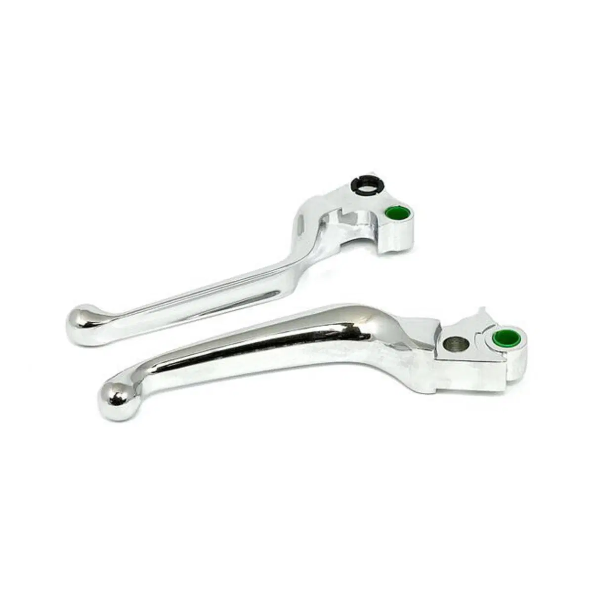 Leve freno e frizione cromate ergonomiche per Dyna 