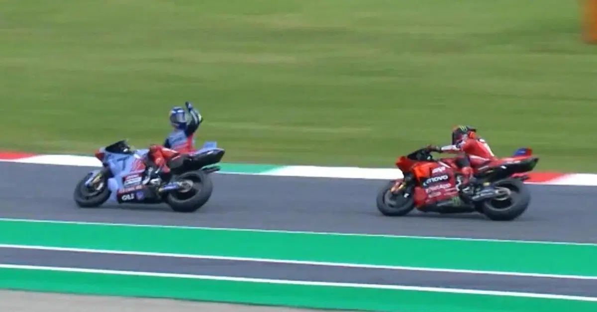 MotoGP 2024. GP d'Italia. Alex Marquez manda a quel paese Pecco Bagnaia, la versione dei due piloti [VIDEO]