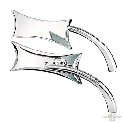 Specchietto Ness Tech Quattro punte destro cromo Arlen Ness