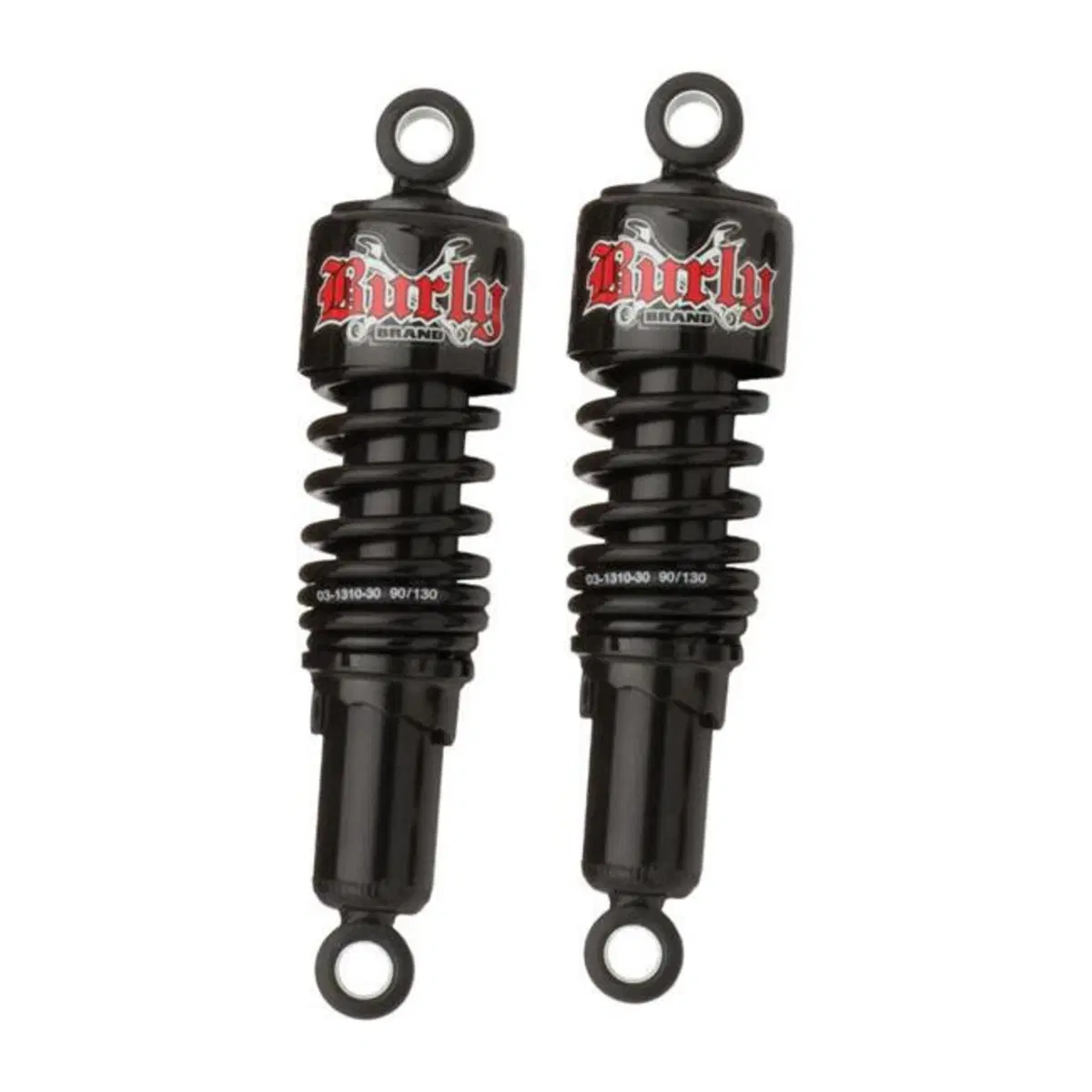 Ammortizzatori 10,5" neri Burly Slammer per Dyna d 