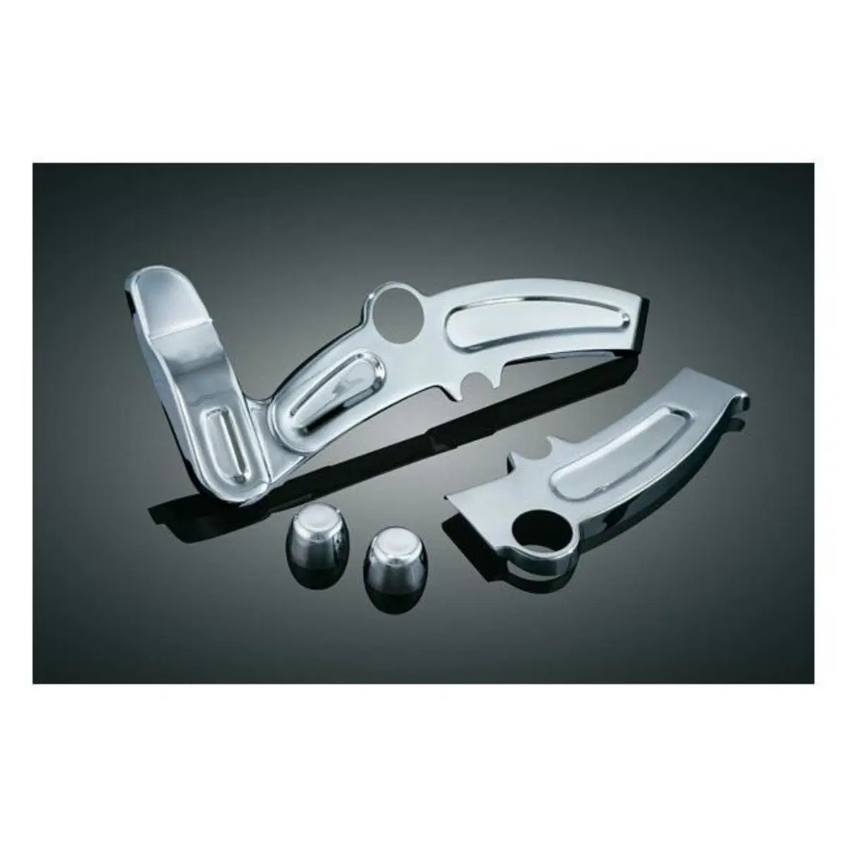 Coperchi telaio Boomerang cromati per Softail*** d 