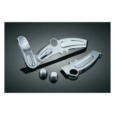 Coperchi telaio Boomerang cromati per Softail*** d 