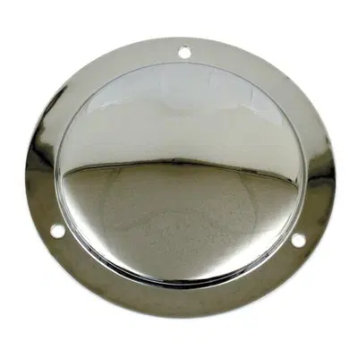 Coperchio frizione derby cover Stepped cromato per 