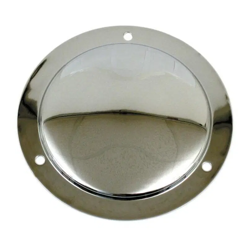 Coperchio frizione derby cover Stepped cromato per 