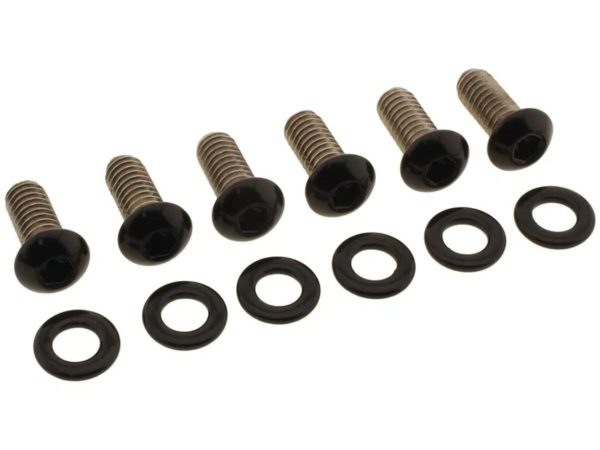kit viti coperchio frizione nere lucide per Sports 