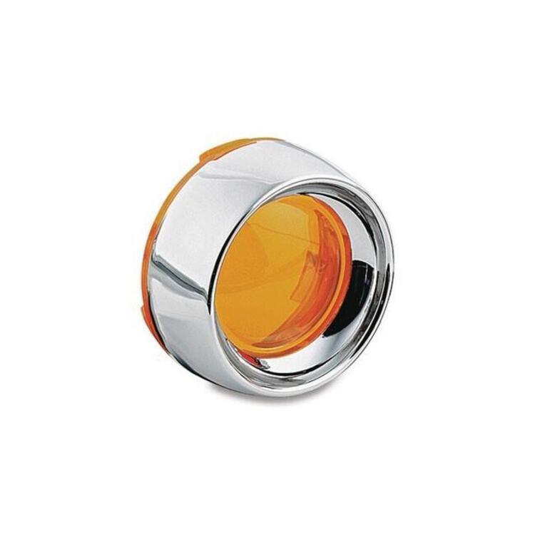 Ghiere Deep Dish cromate lenti arancio per frecce 