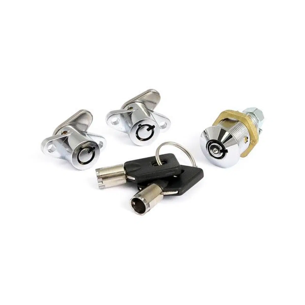 Kit serrature cromate per borse rigide e Tourpack 