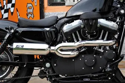 Scarico BSL 2 in 1 THE BOMB inox lucido Omologata 