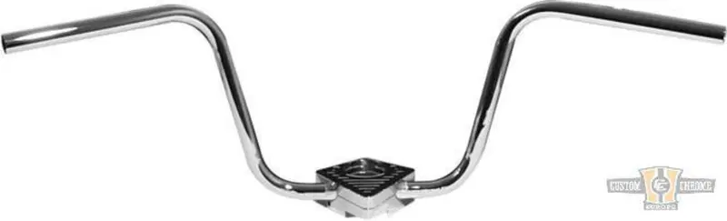 Manubrio Ape Hanger 1" alto 12" Cromato senza foss Fehling