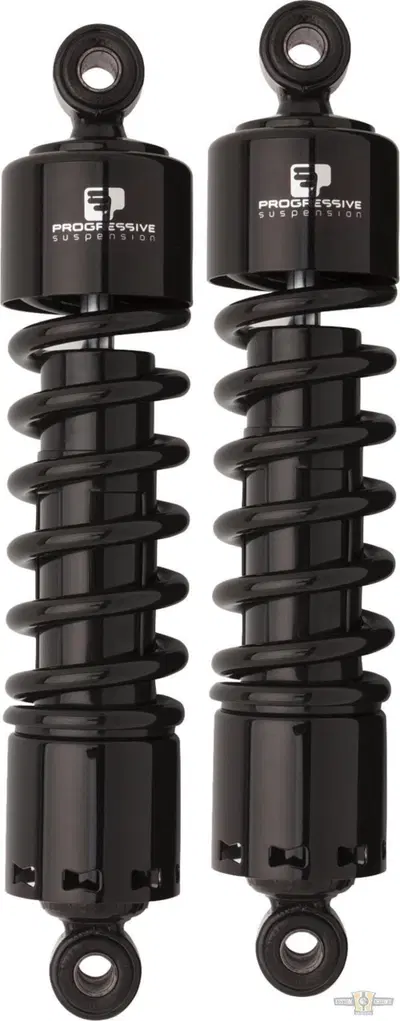 Ammortizzatori 13" neri Progressive Suspension 412