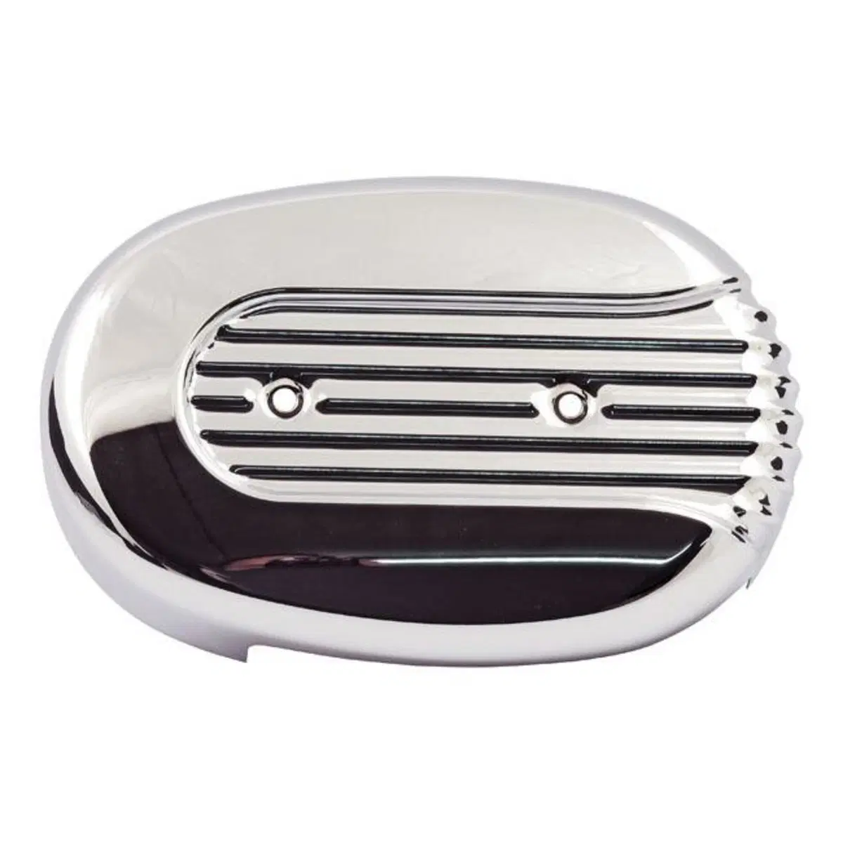 Coperchio filtro aria cromato ovale grooved per Sp 
