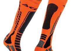 Calze tecniche Acerbis MX PRO Nero Arancio Fluo