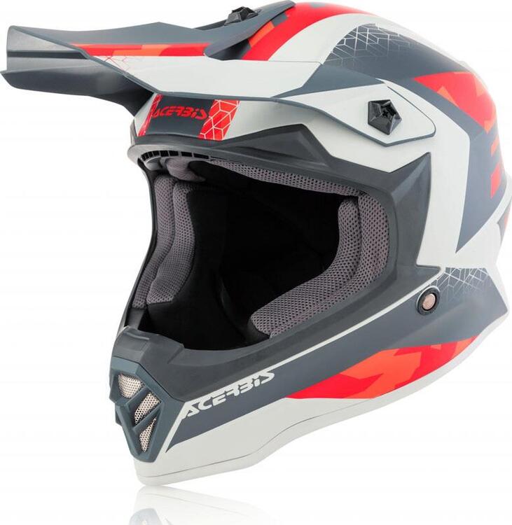 Casco cross bambino Acerbis Impact Steel junior Ro