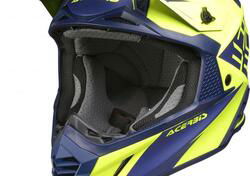 Casco cross Acerbis X-Track VTR in fibra Blu Giall