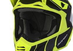 Casco cross Acerbis X-TRACK VTR in fibra Nero Gial