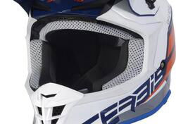 Casco cross Acerbis LINEAR Blu Bianco