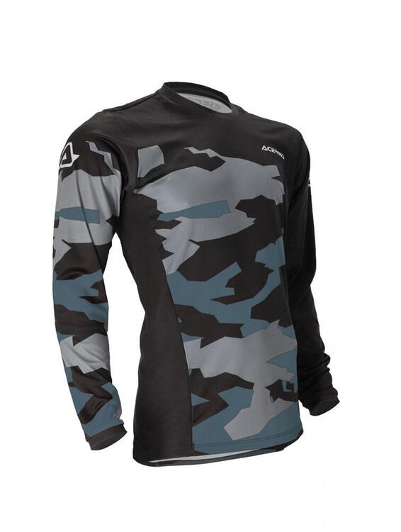 Maglia enduro Acerbis X-DURO WINTER Nero Grigio