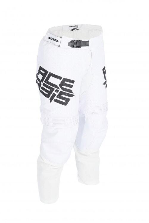 Pantaloni cross Acerbis K-WINDY KID VENTED Bianco