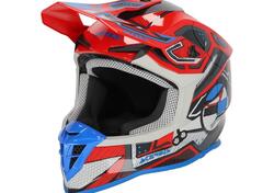 Casco cross Acerbis LINEAR 2206 Rosso Blu