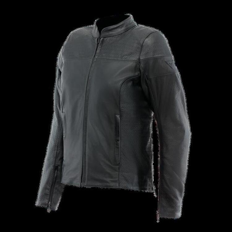 Giacca moto pelle donna Dainese ITINERE WMN Nero