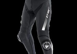 Pantaloni moto pelle Dainese SUPER SPEED Nero Bian