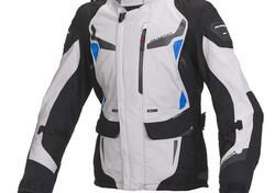 Giacca moto donna touring Macna Impact Pro WP grig